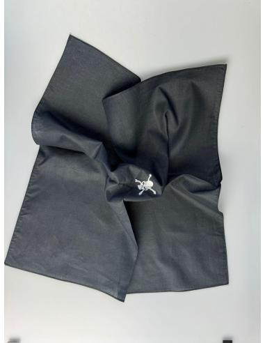 LENÇO BANDANA BORDADO CRÂNIO