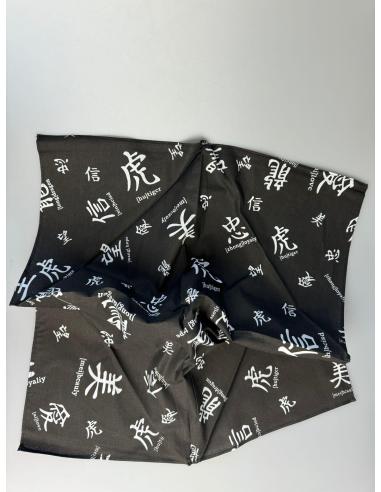 CHINESE WORDS BANDANA SCARF