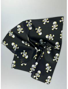 ÉCHARPE BANDANA PIRATES DÉTAILS JAUNES