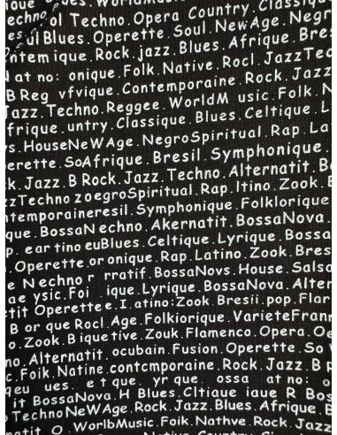 MUSIC STYLES BANDANA SCARF