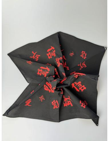 MOUCHOIR GRANDES LETTRES JAPONAISES