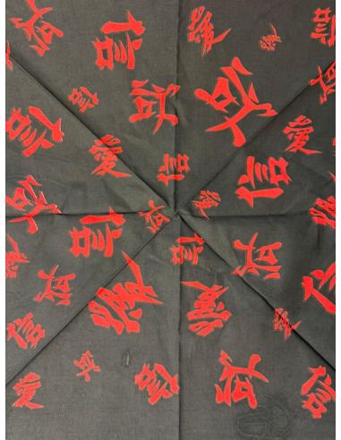 MOUCHOIR GRANDES LETTRES JAPONAISES
