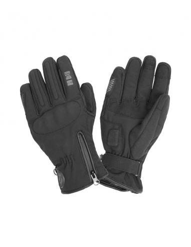 ICELAND MAN MOTORCYCLE BLACK GLOVES: PROTECTION AND COMFORT FOR WINTER