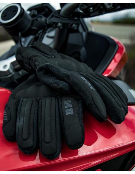 GANTS ICELAND MAN NOIR POUR MOTOCYCLISTE : PROTECTION ET CONFORT EN HIVER