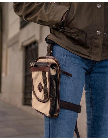 HORIZON MOTORCYCLE LEG BAG: RETRO STYLE AND FUNCTIONALITY