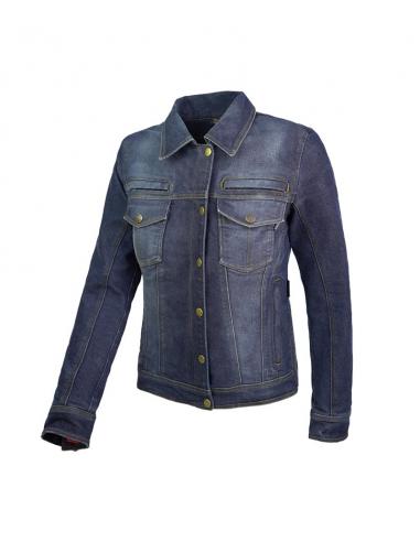 KANSAS LADY JACKET: DENIM STYLE AND PROTECTION FOR BIKERS