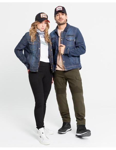 KANSAS LADY JACKET: DENIM STYLE AND PROTECTION FOR BIKERS