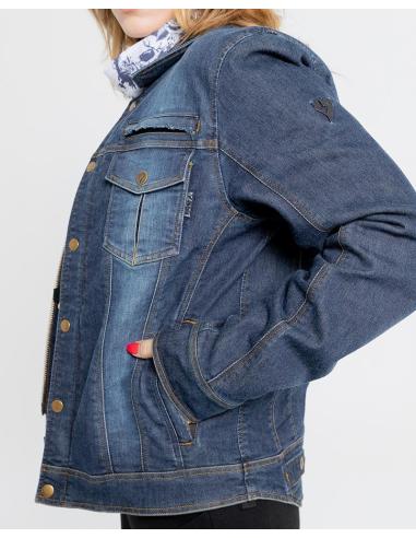 KANSAS LADY JACKET: DENIM STYLE AND PROTECTION FOR BIKERS