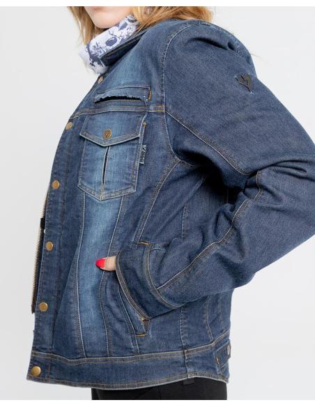 KANSAS LADY JACKET: DENIM STYLE AND PROTECTION FOR BIKERS