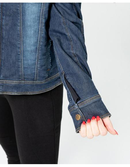 KANSAS LADY JACKET: DENIM STYLE AND PROTECTION FOR BIKERS
