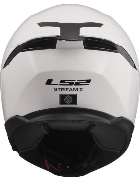 CASQUE INTÉGRAL LS2 FF808 STREAM II ECE 22.06 BLANC BRILLANT