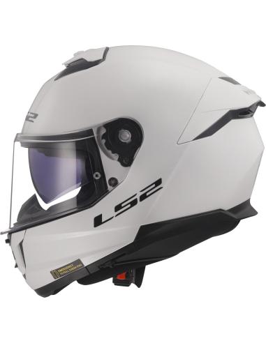 Capacete Full Face Ls2 Ff808 Stream Ii Ece 22.06 Branco Brilhante