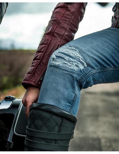 CALÇA JEANS DENIM THE SOUL LADY PARA MOTO: ESTILO E SEGURANÇA