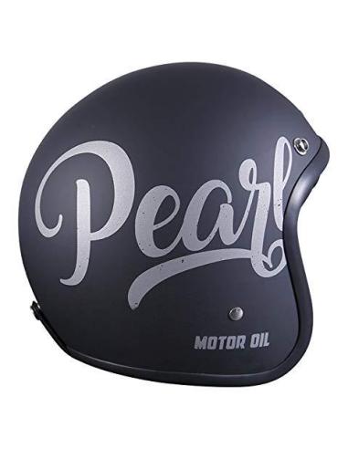 CAPACETE PEARL BLACK MOTOR OIL TAMANHO XS