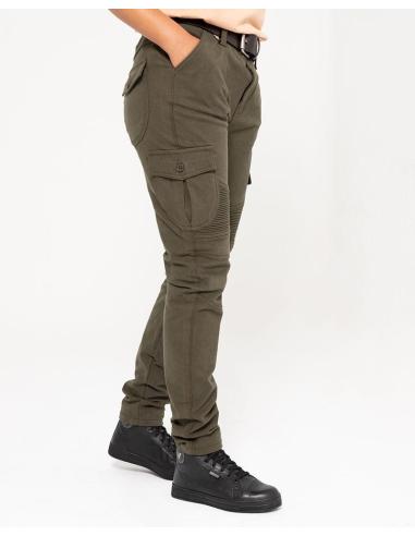 Comprar Pantalón Moto Mixed Slim Iii Lady Verde: Comodidad Y Protección Todo El Año a precio de oferta
