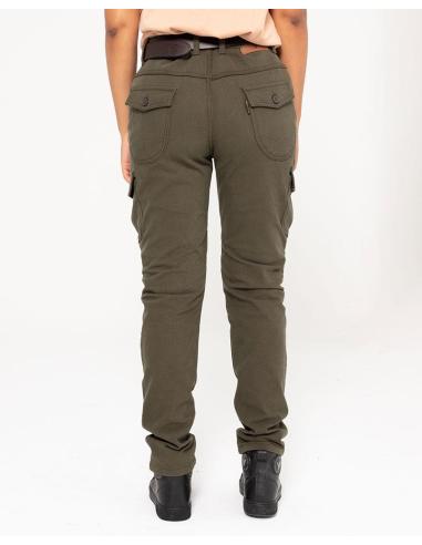 Acquista Pantaloni Moto Mixed Slim Iii Lady Verde: Comfort e Protezione Tutto l'Anno a Prezzo Scontato