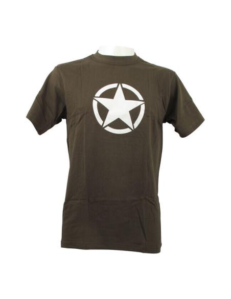 Acquista T-shirt Manica Corta Verde Fostex Star a prezzo scontato