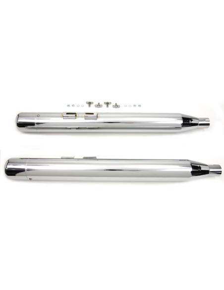Comprar Colas De Escape Hollow Point Cromadas Harley Davidson Touring 95-16 a precio de oferta