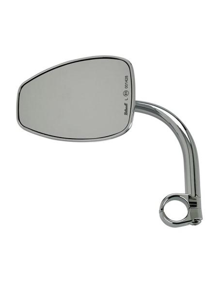 BILTWELL UTILITY TEARDROP MIRROR CHROME FOR HANDLE