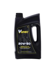 ÓLEO MINERAL DE MOTOR VSPEC MCS 20W50 4 LITROS