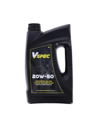 HUILE MOTEUR SYNTHÉTIQUE VSPEC MCS 20W50 4 LITRES