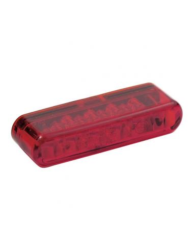 LED TAILLIGHT SHORTY, RED LENS