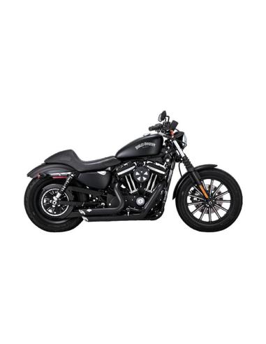 ESCAPAMENTO VANCE & HINES SHORTSHOTS STAGGERED PCX EM PRETO SPORTSTER DESDE 2014