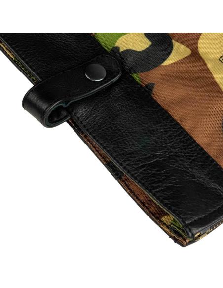 Acquista Gilet Chester Camo con Dettagli in Pelle per Motociclisti a Prezzo Scontato
