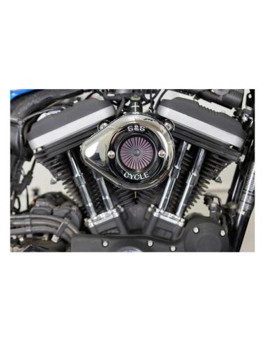 S&S 'AIR STINGER STEALTH' AIR CLEANER - MAXIMUM PERFORMANCE AND STYLE FOR YOUR SPORTSTER