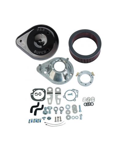 S&S BLACK TEARDROP AIR FILTER KIT FOR HARLEY SPORTSTER - PERFORMANCE AND STYLE UPGRADE FROM 2007