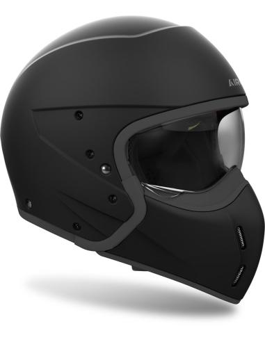 CAPACETE AIROH J110 PRETO FOSCO DUPLA APROVAÇÃO 22.06 JATO E INTEGRAL