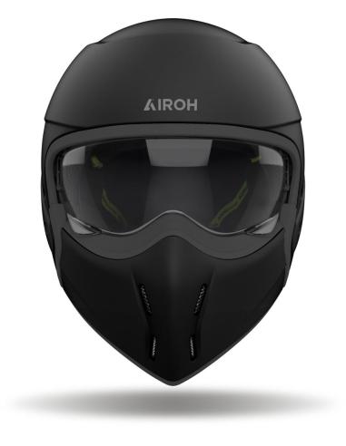 CAPACETE AIROH J110 PRETO FOSCO DUPLA APROVAÇÃO 22.06 JATO E INTEGRAL