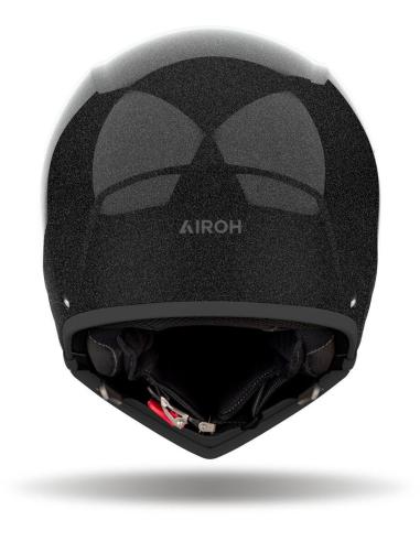 Casco Airoh J110 glitter black Doble Homologación: Estilo y Seguridad