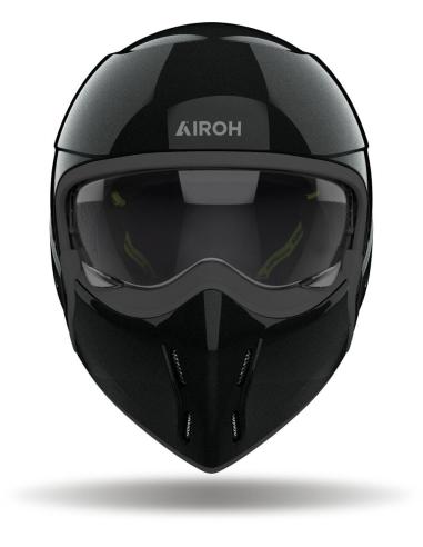 Casco Airoh J110 glitter black Doble Homologación: Estilo y Seguridad