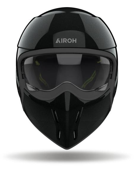 Casco Airoh J110 glitter black Doble Homologación: Estilo y Seguridad