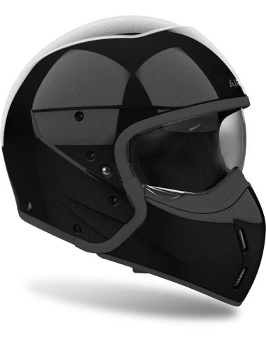 Casco Airoh J110 glitter black Doble Homologación: Estilo y Seguridad