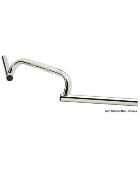 CLUBMAN HANDLEBAR CHROMED BURLY