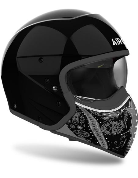 Comprar Casco Airoh J110 Paisley Gloss Black Doble Homologacion 22.06 Jet Y Integral a precio de oferta