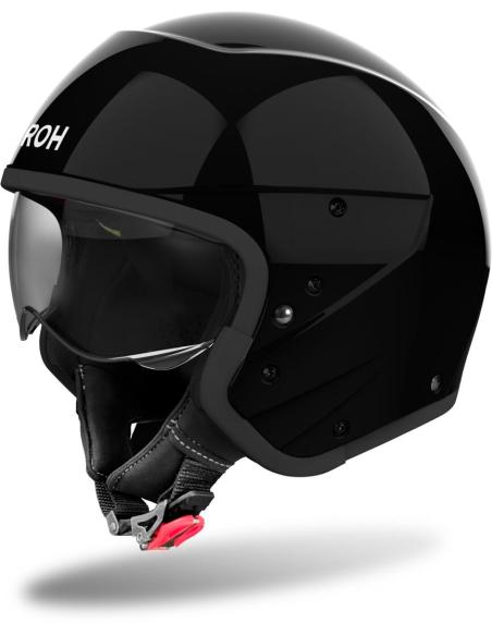 Airoh J110 Helmet Paisley Gloss Black Double Approval 22.06 Jet And Integral