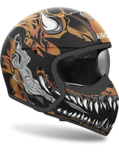 Acquista Casco Airoh J110 Oni Doppia Omologazione 22.06 Jet e Integrale a prezzo scontato