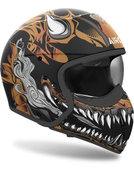 CAPACETE AIROH J110 ONI DUPLA APROVAÇÃO 22.06 JATO E INTEGRAL