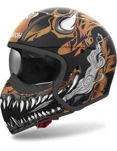 CAPACETE AIROH J110 ONI DUPLA APROVAÇÃO 22.06 JATO E INTEGRAL