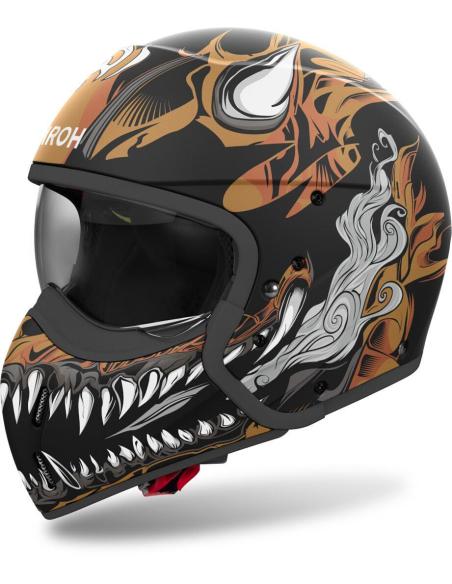 Acquista Casco Airoh J110 Oni Doppia Omologazione 22.06 Jet e Integrale a prezzo scontato