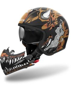 AIROH J110 HELMET ONI DOUBLE APPROVAL 22.06 JET AND INTEGRAL 2