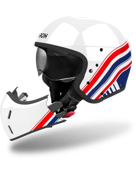 AIROH J110 HELMET EON DOUBLE APPROVAL 22.06 JET AND INTEGRAL