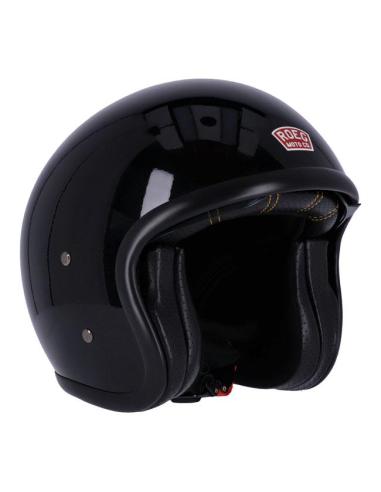 CAPACETE ROEG SUNDOWN GLOSS PRETO JET COM VISEIRA