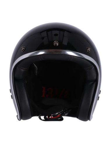 HELMET 13-1/2 SKULL BUCKET GLOSS BLACK