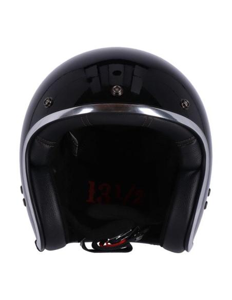 HELMET 13-1/2 SKULL BUCKET GLOSS BLACK