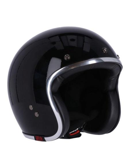 HELMET 13-1/2 SKULL BUCKET GLOSS BLACK