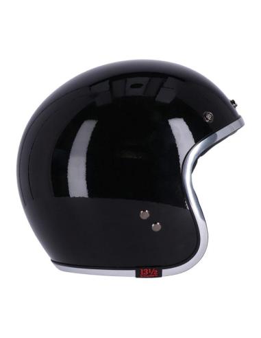 HELMET 13-1/2 SKULL BUCKET GLOSS BLACK